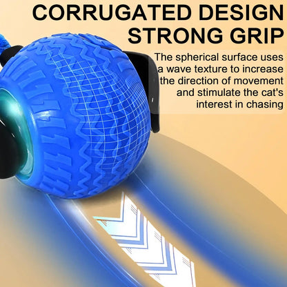 Rechargeable Interactive Cat Toy Ball - Durable Teaser for Play and Exercise, Available in Single or Double Pack, Ideal Indoor Accessory for Cats