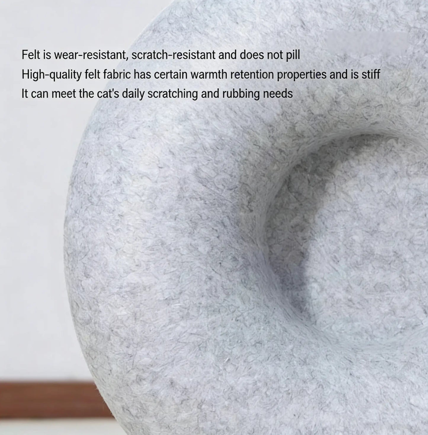 Cat-Shaped Donut-Tire-Tunnel Beds - Cozy and Soft Year-Round Pet Sleeping and Play Area